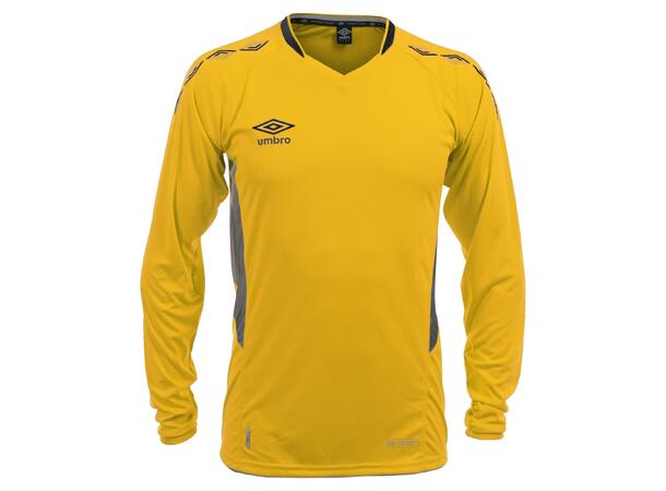 UMBRO UX-1 Jersey LS Gul/Svart XL Matchtröja lång ärm 